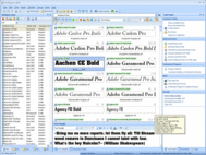 FontExpert 2007 screenshot